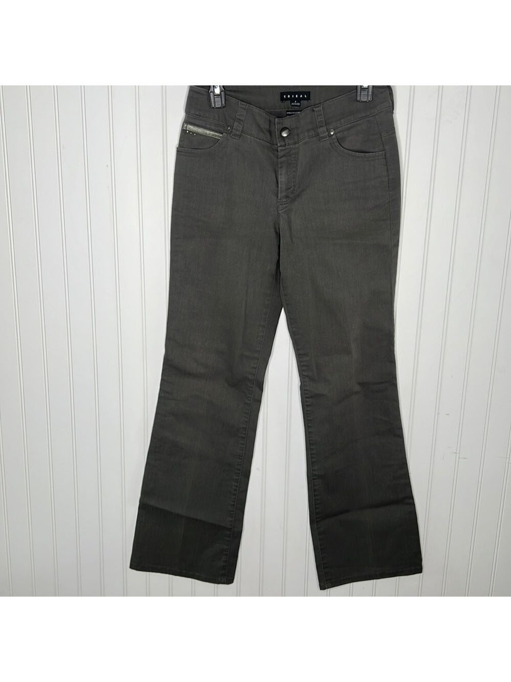 Tribal Gray boot cut Pants Size 4